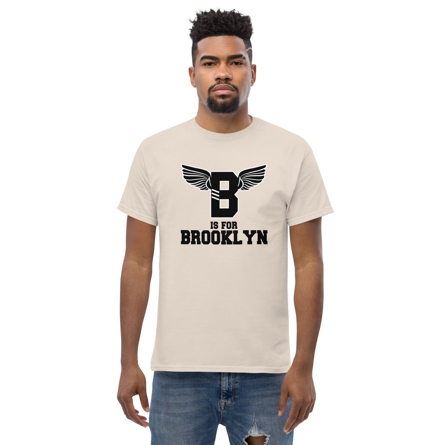 "B" IS FOR BROOKLYN - B-WING CLASSIC TEE (BLACK)