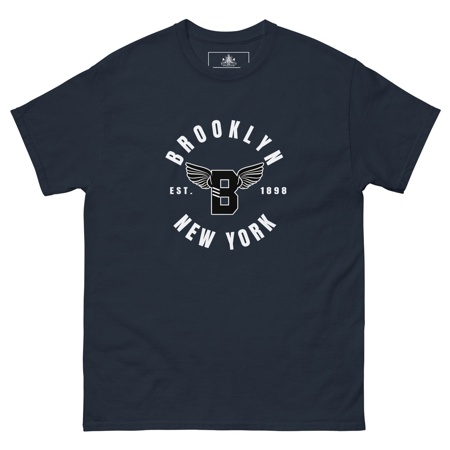 B-WING - BKNY EST. 1898 MENS CLASSIC TEE (BLACK & WHITE)