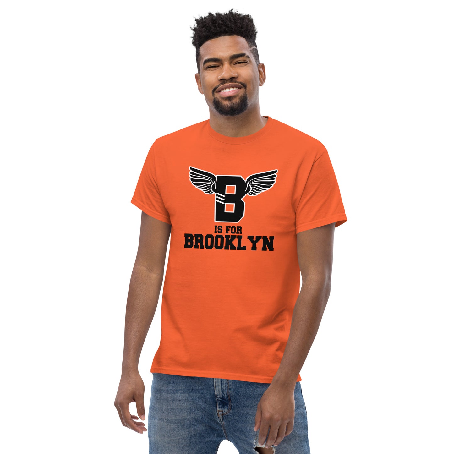 "B" IS FOR BROOKLYN - B-WING CLASSIC TEE (BLACK)