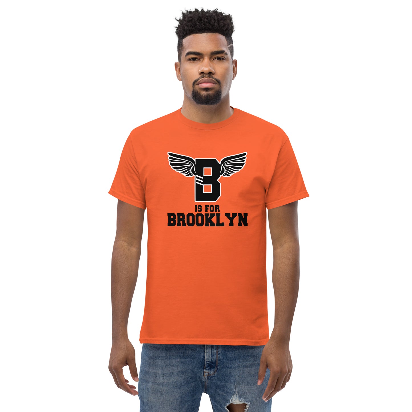 "B" IS FOR BROOKLYN - B-WING CLASSIC TEE (BLACK)