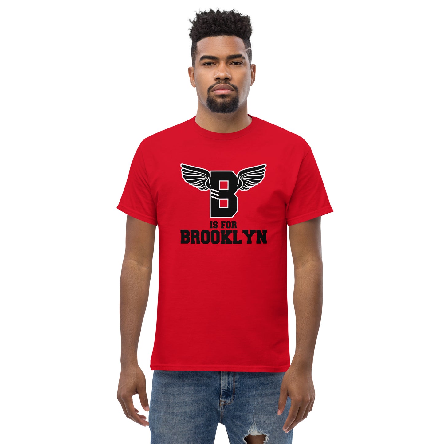 "B" IS FOR BROOKLYN - B-WING CLASSIC TEE (BLACK)