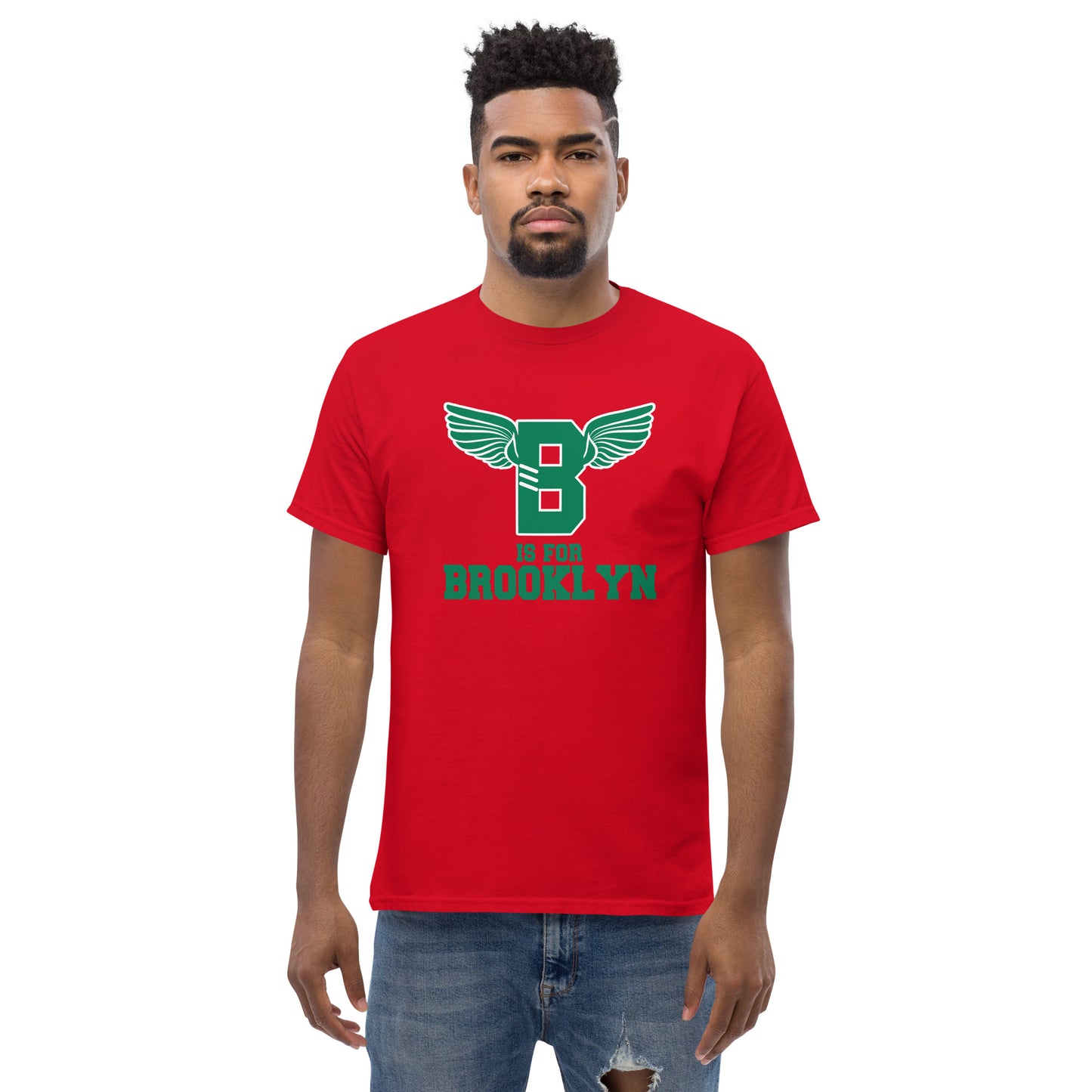 "B" IS FOR BROOKLYN - B-WING CLASSIC TEE (KELLY GREEN)