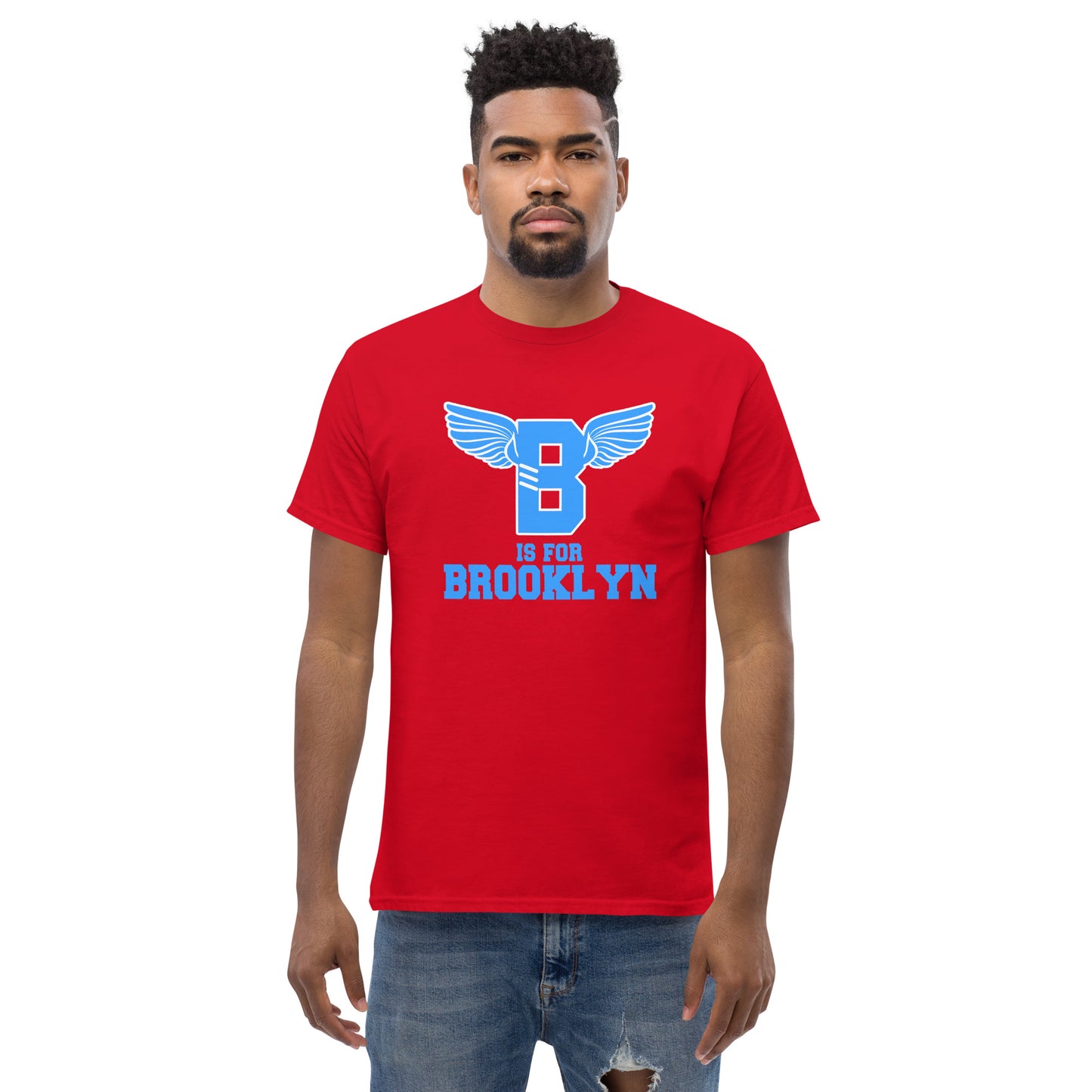 "B" IS FOR BROOKLYN - B-WING CLASSIC TEE (VIVID BLUE)