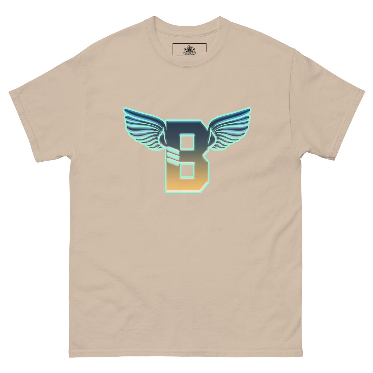 "B" IS FOR BROOKLYN - B-WING CLASSIC TEE (DUSK GRADIENT EMBOSS)