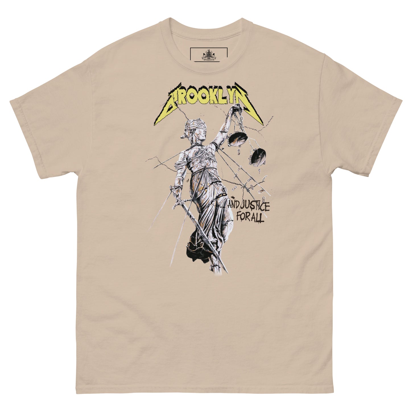 BK ROX - AND JUSTICE FOR ALL MENS CLASSIC TEE