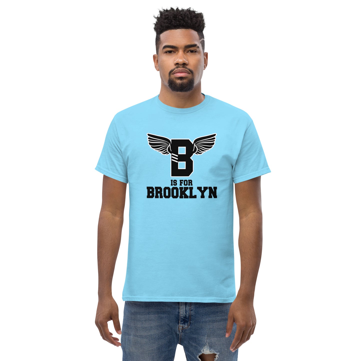 "B" IS FOR BROOKLYN - B-WING CLASSIC TEE (BLACK)