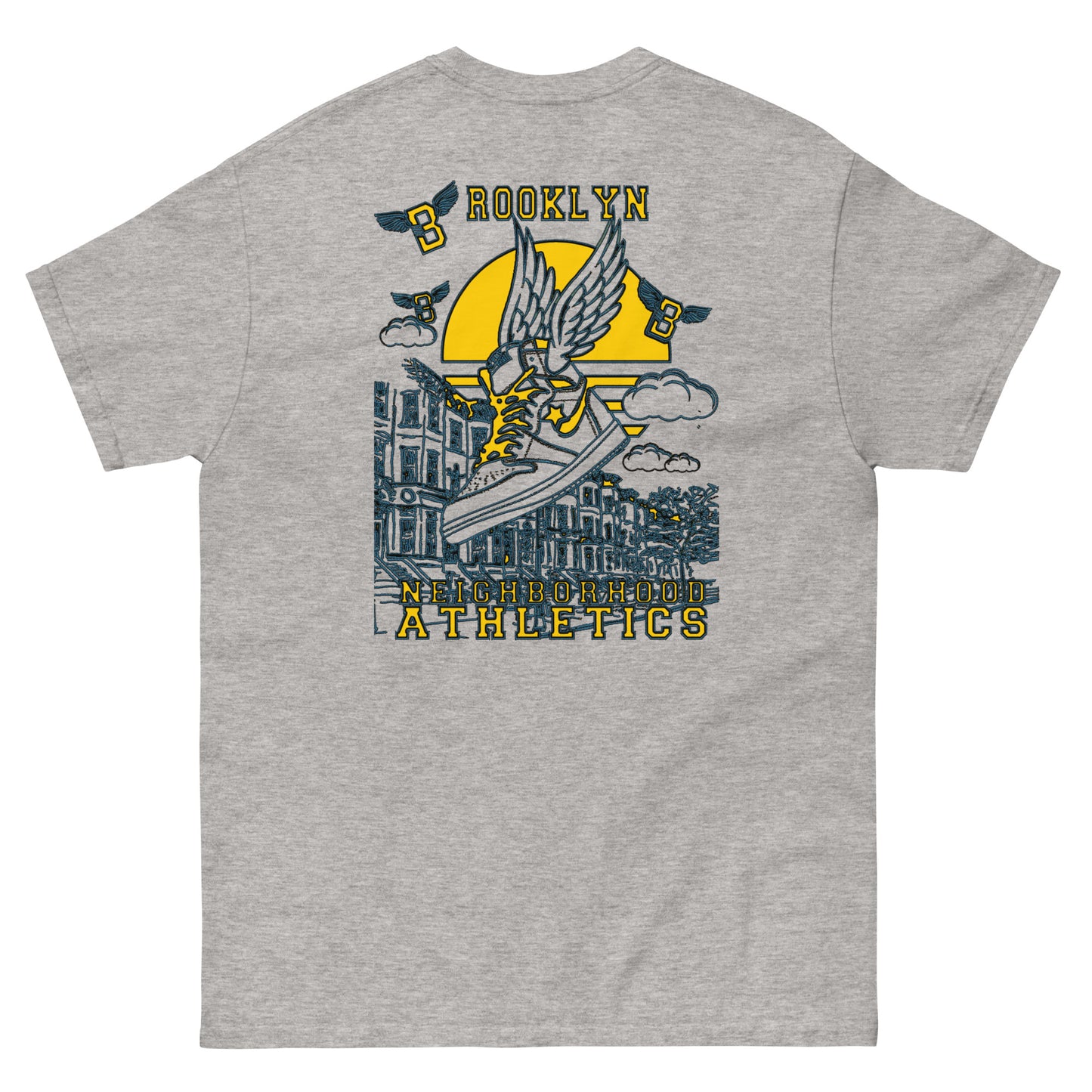 B-WING - NEIGHBORHOOD ATHLETICS CLASSIC TEE (GOLD/BLACK)