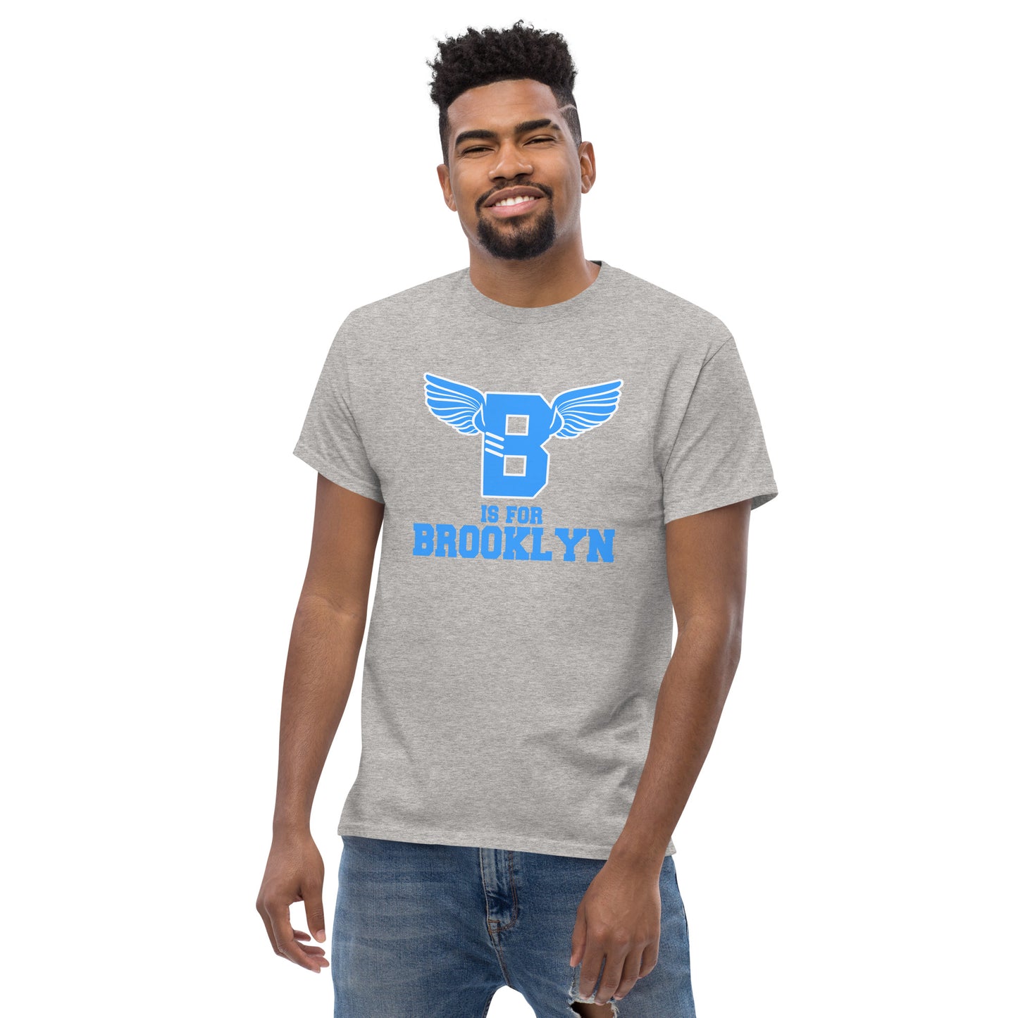 "B" IS FOR BROOKLYN - B-WING CLASSIC TEE (VIVID BLUE)