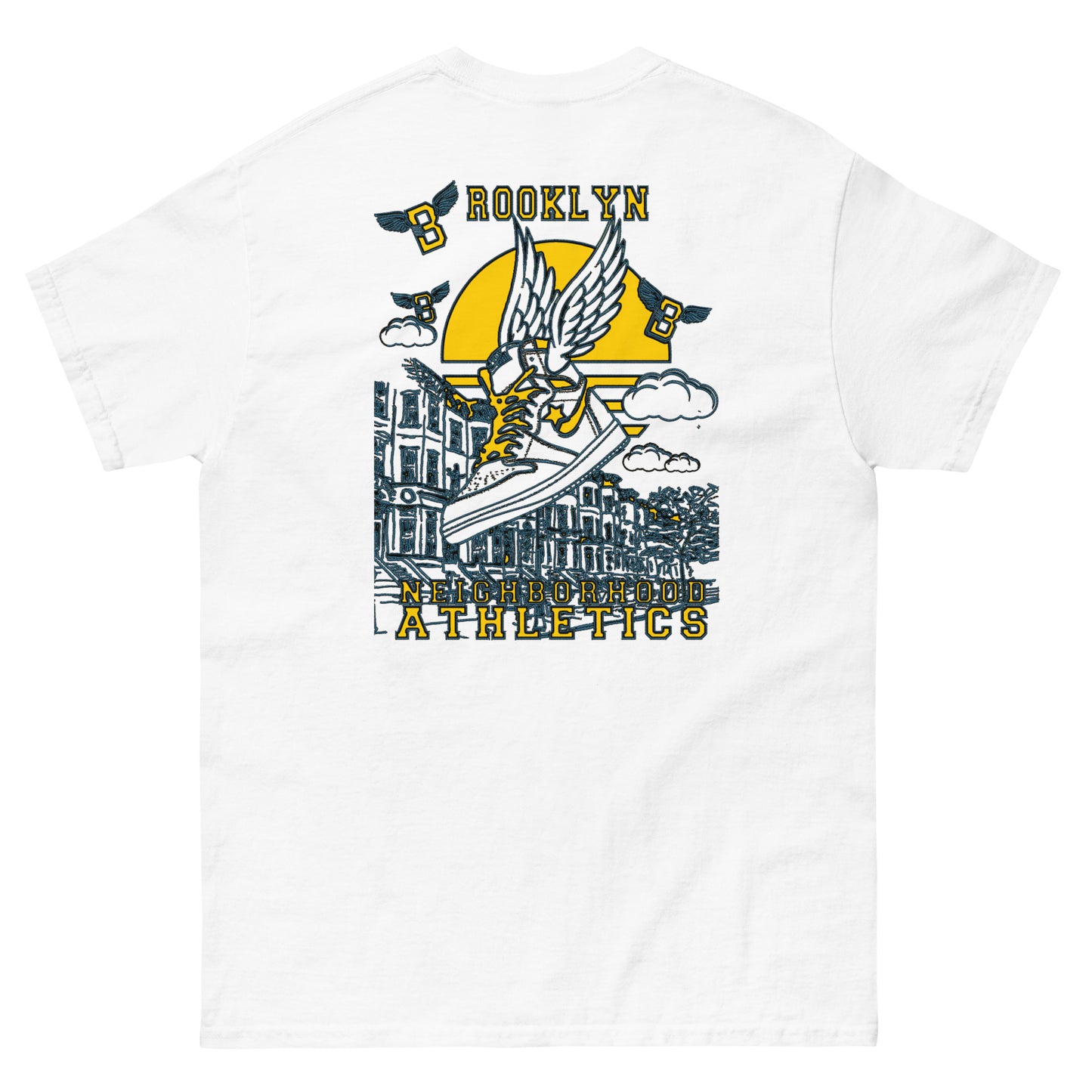 B-WING - NEIGHBORHOOD ATHLETICS CLASSIC TEE (GOLD/BLACK)