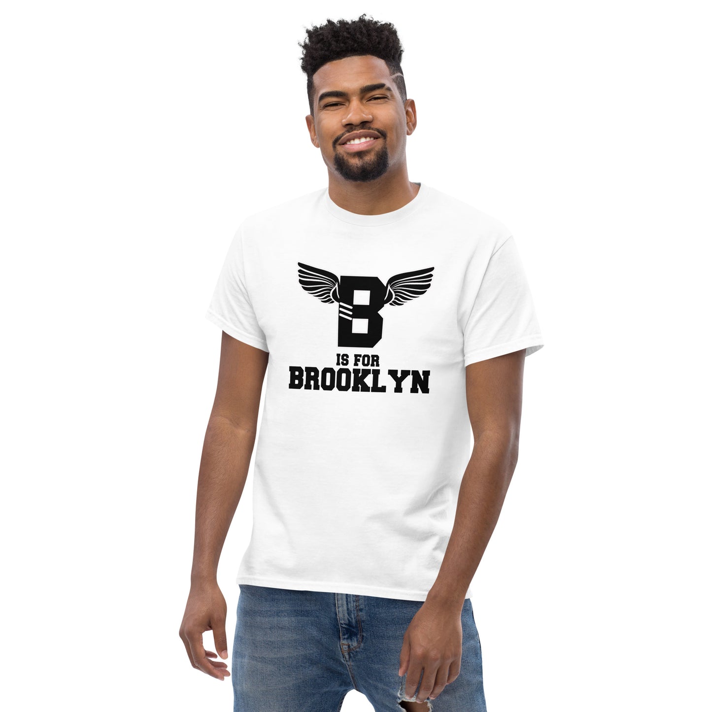 "B" IS FOR BROOKLYN - B-WING CLASSIC TEE (BLACK)