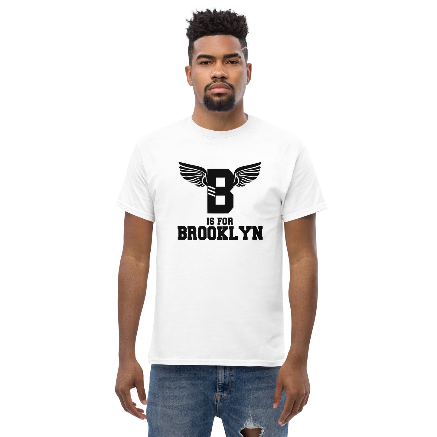 "B" IS FOR BROOKLYN - B-WING CLASSIC TEE (BLACK)