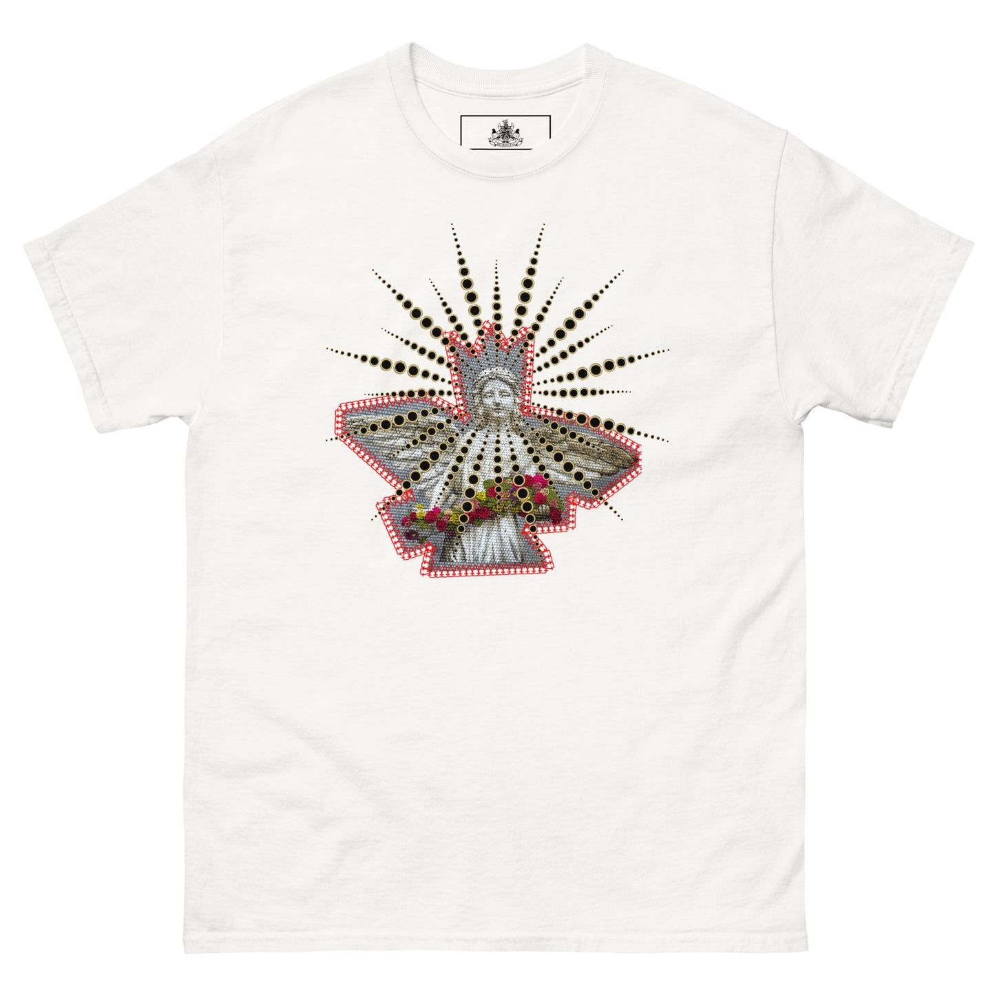 GIMME MY FXCKIN FLOWERS MENS CLASSIC ANGEL TEE