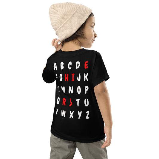 ABC's TODDLER TEE (WHITE)