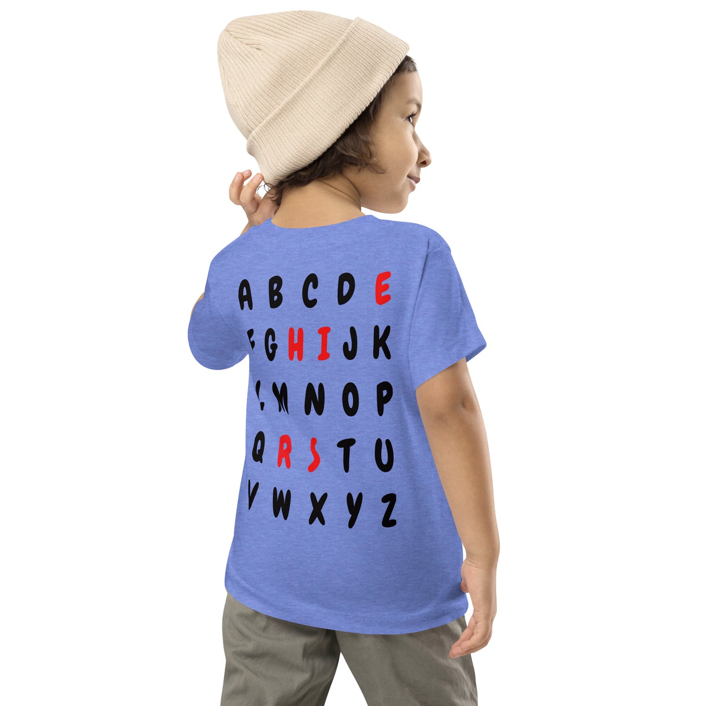 ABC's TODDLER TEE (BLACK)