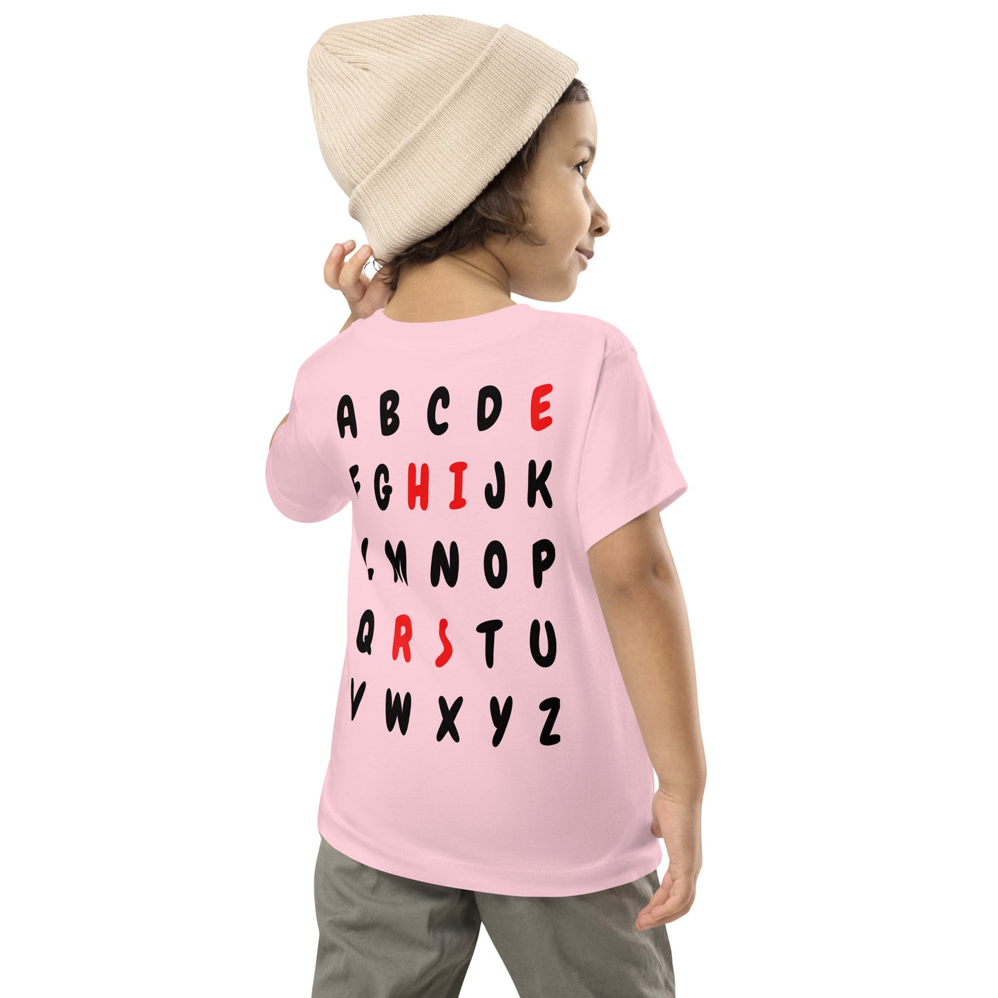 ABC's TODDLER TEE (BLACK)