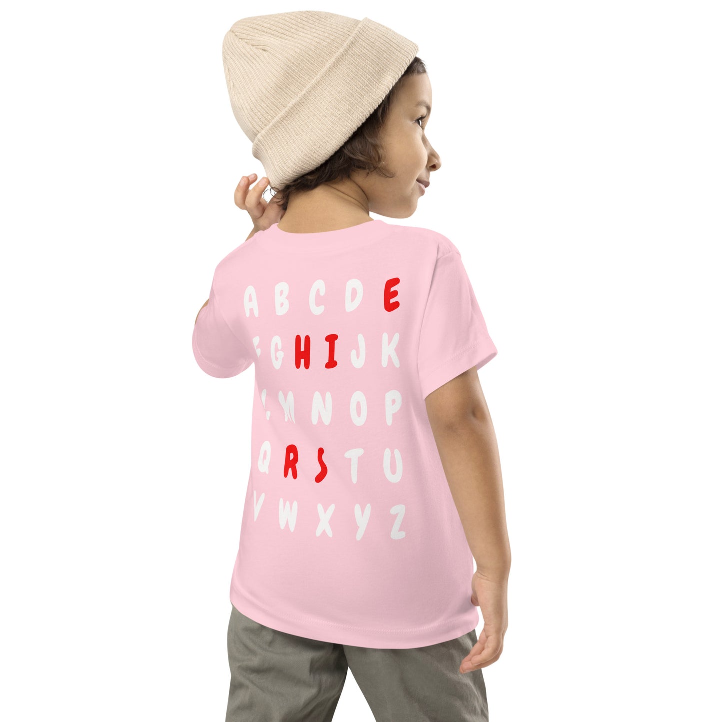 ABC's TODDLER TEE (WHITE)