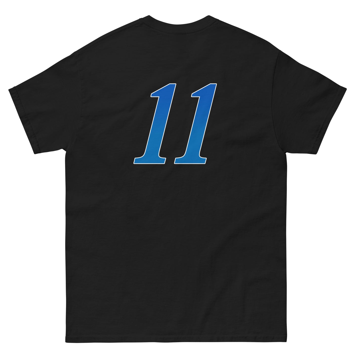 THE CAPTA11N UNISEX TEE (WHITE/BLUE)