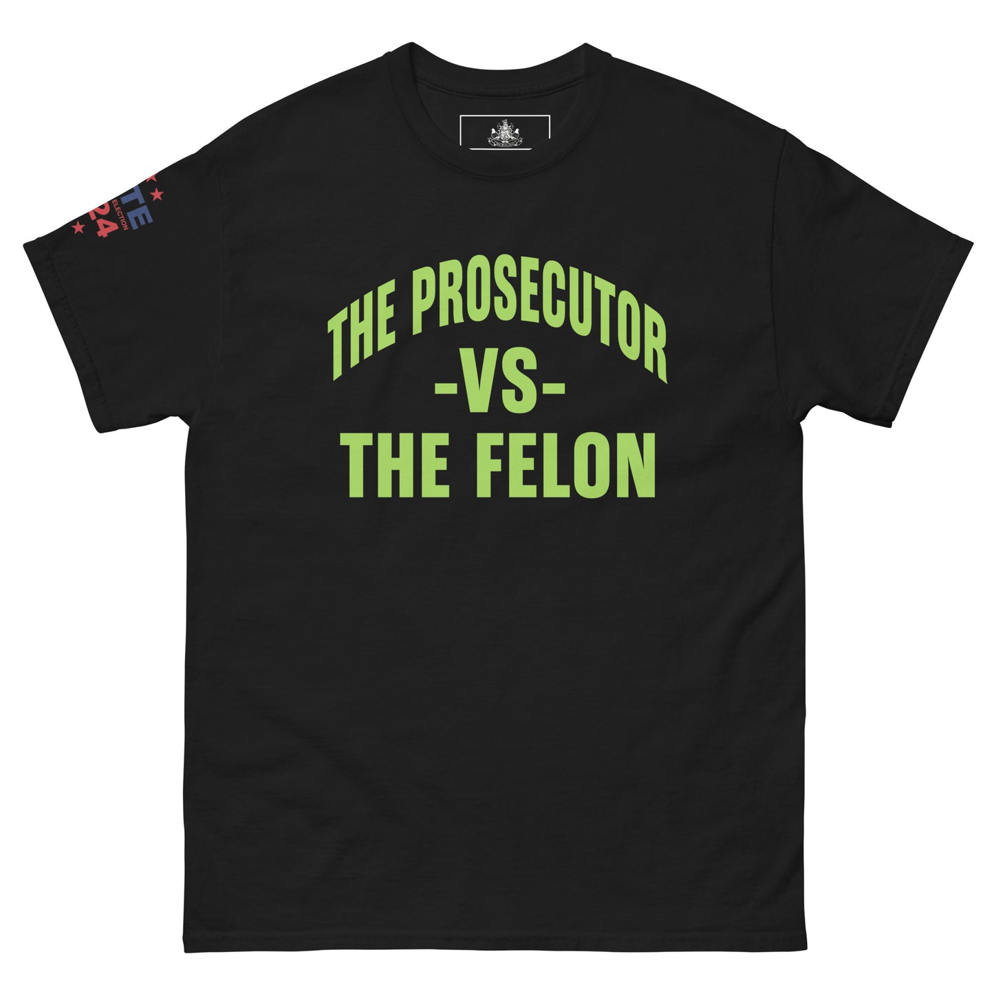 MALA: THE PROSECUTOR VS THE FELON UNISEX TEE (GREEN)