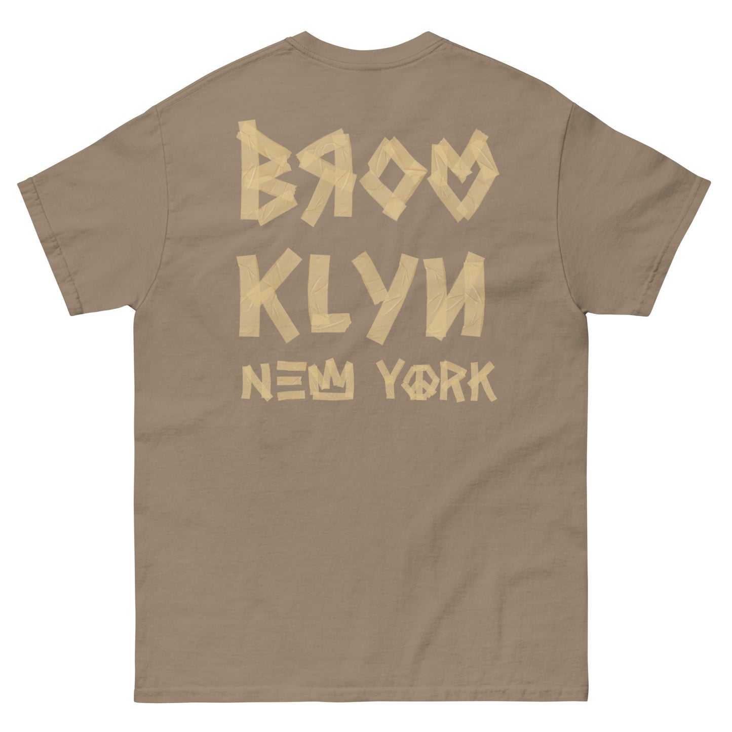 BROOKLYN "MASK & TAPE" TEE (EMBRODIERED CHEST)