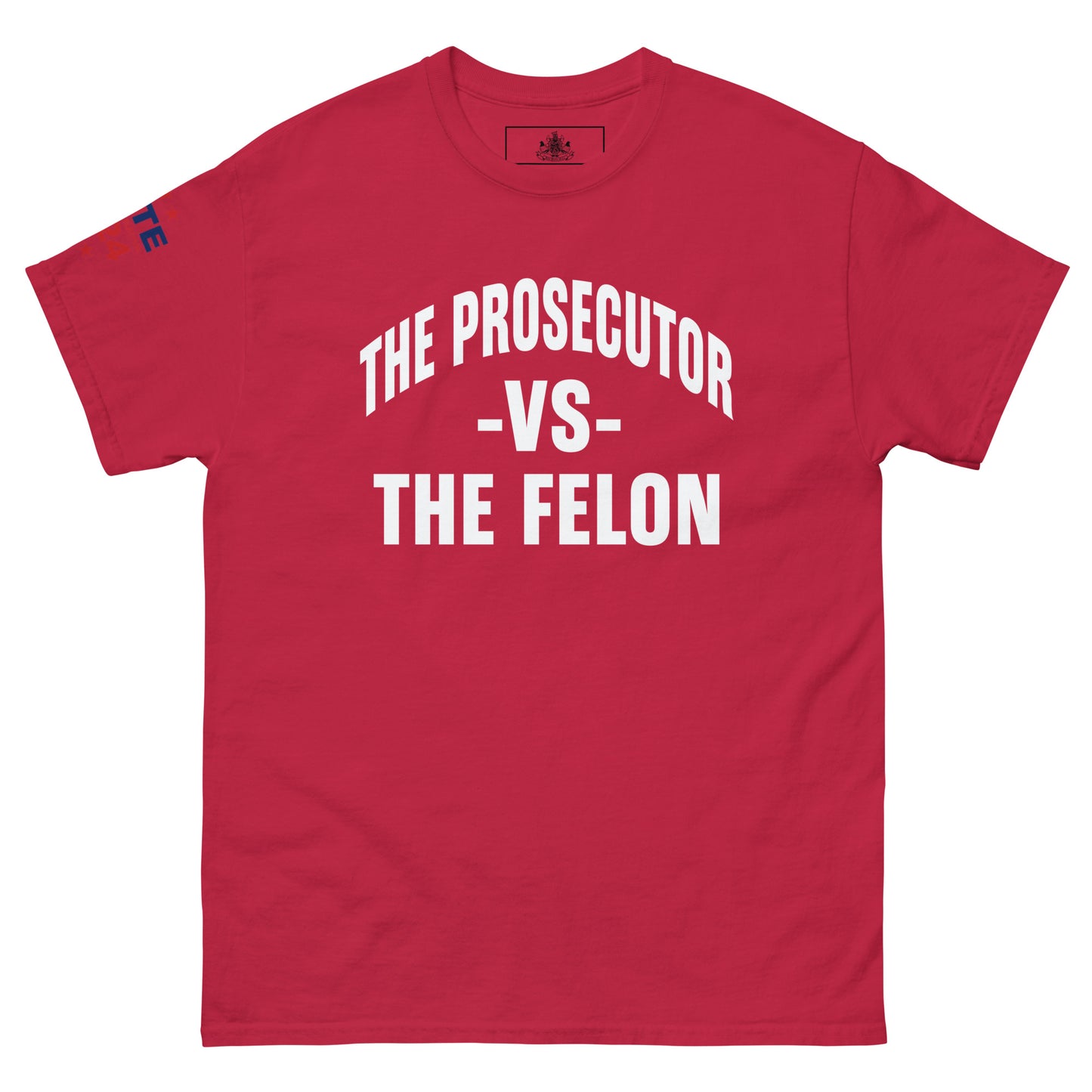 MALA: THE PROSECUTOR VS THE FELON UNISEX TEE (WHITE)