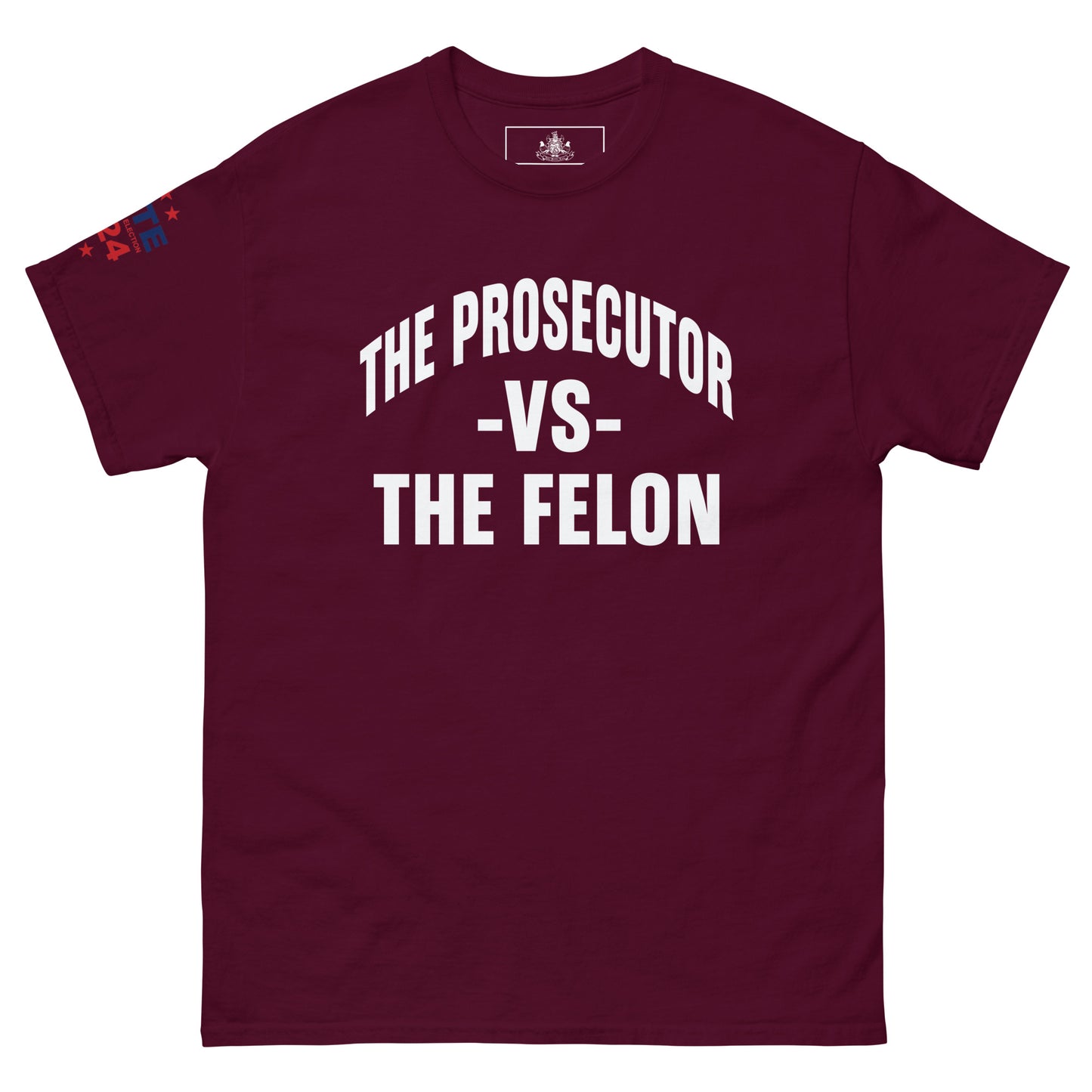 MALA: THE PROSECUTOR VS THE FELON UNISEX TEE (WHITE)