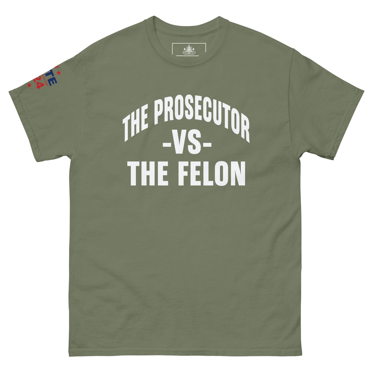 MALA: THE PROSECUTOR VS THE FELON UNISEX TEE (WHITE)