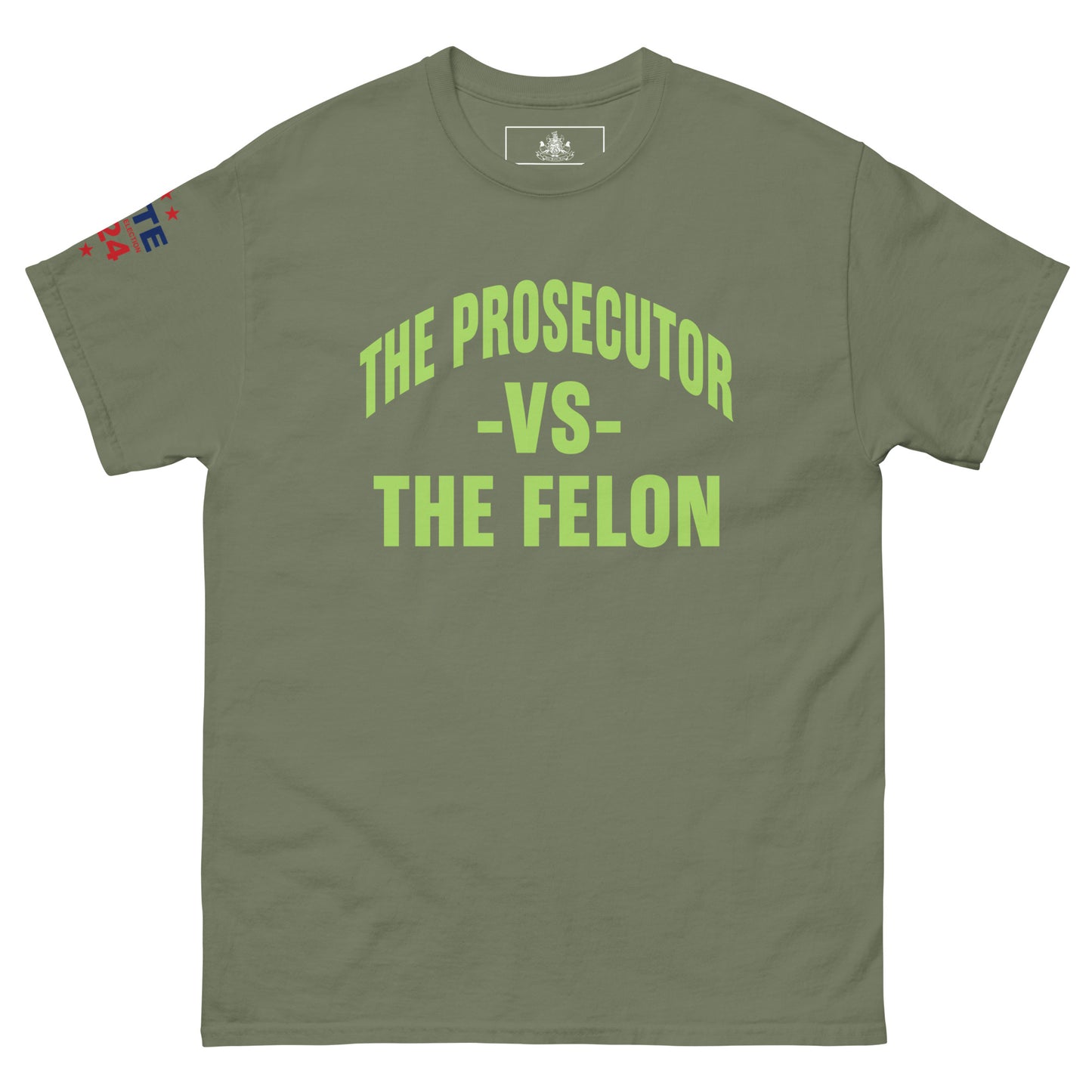 MALA: THE PROSECUTOR VS THE FELON UNISEX TEE (GREEN)