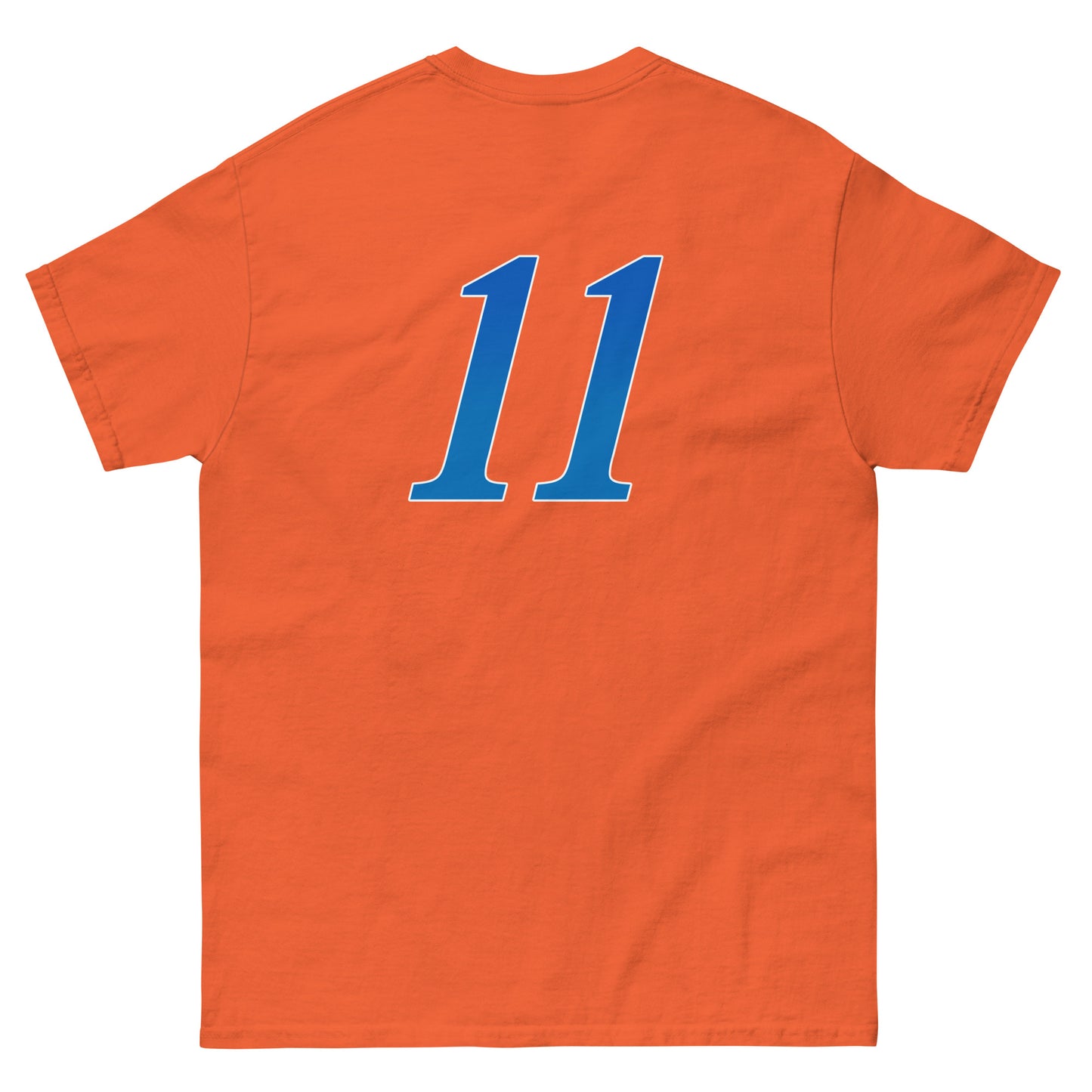 THE CAPTA11N UNISEX TEE (WHITE/BLUE)