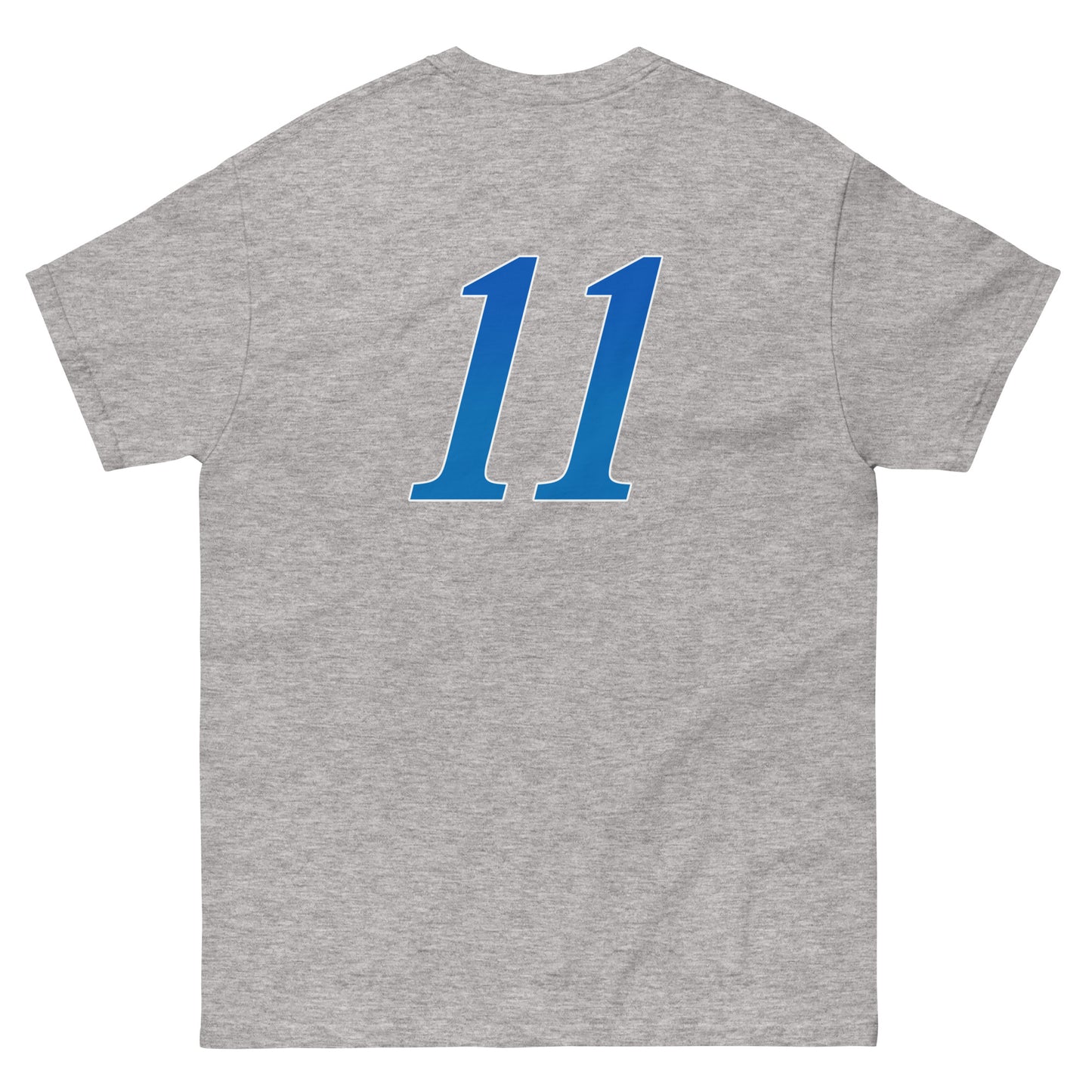 THE CAPTA11N UNISEX TEE (WHITE/BLUE)