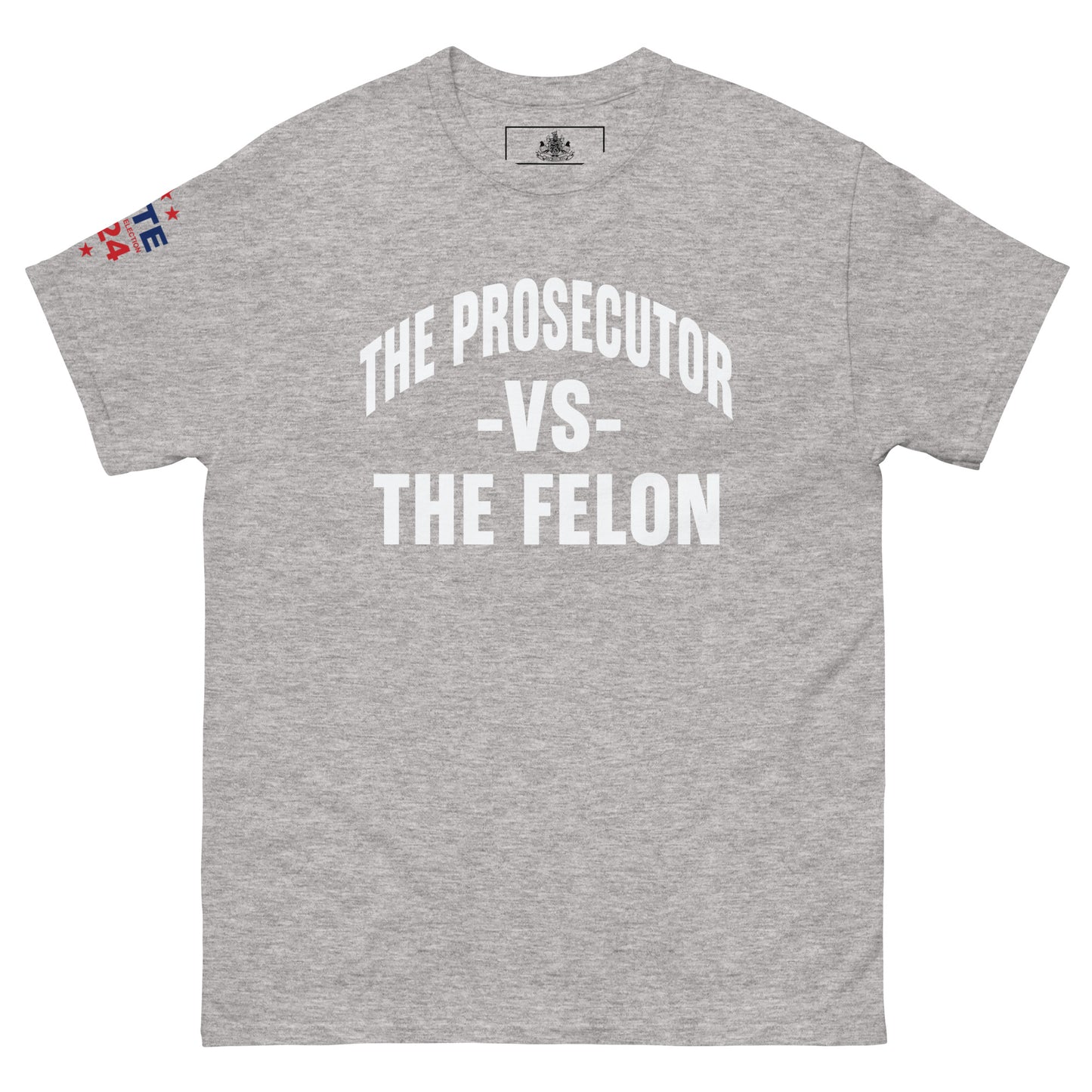 MALA: THE PROSECUTOR VS THE FELON UNISEX TEE (WHITE)