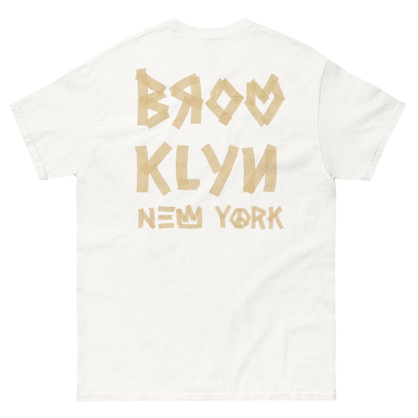 BROOKLYN "MASK & TAPE" TEE (EMBRODIERED CHEST)