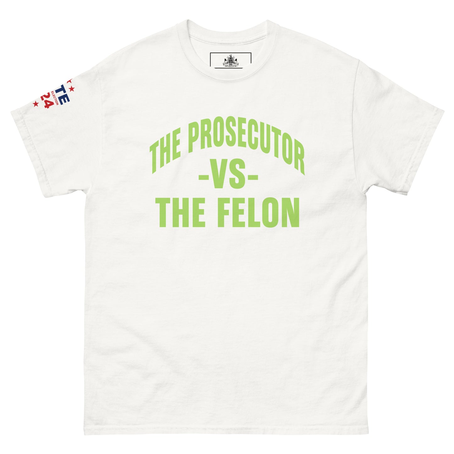 MALA: THE PROSECUTOR VS THE FELON UNISEX TEE (GREEN)