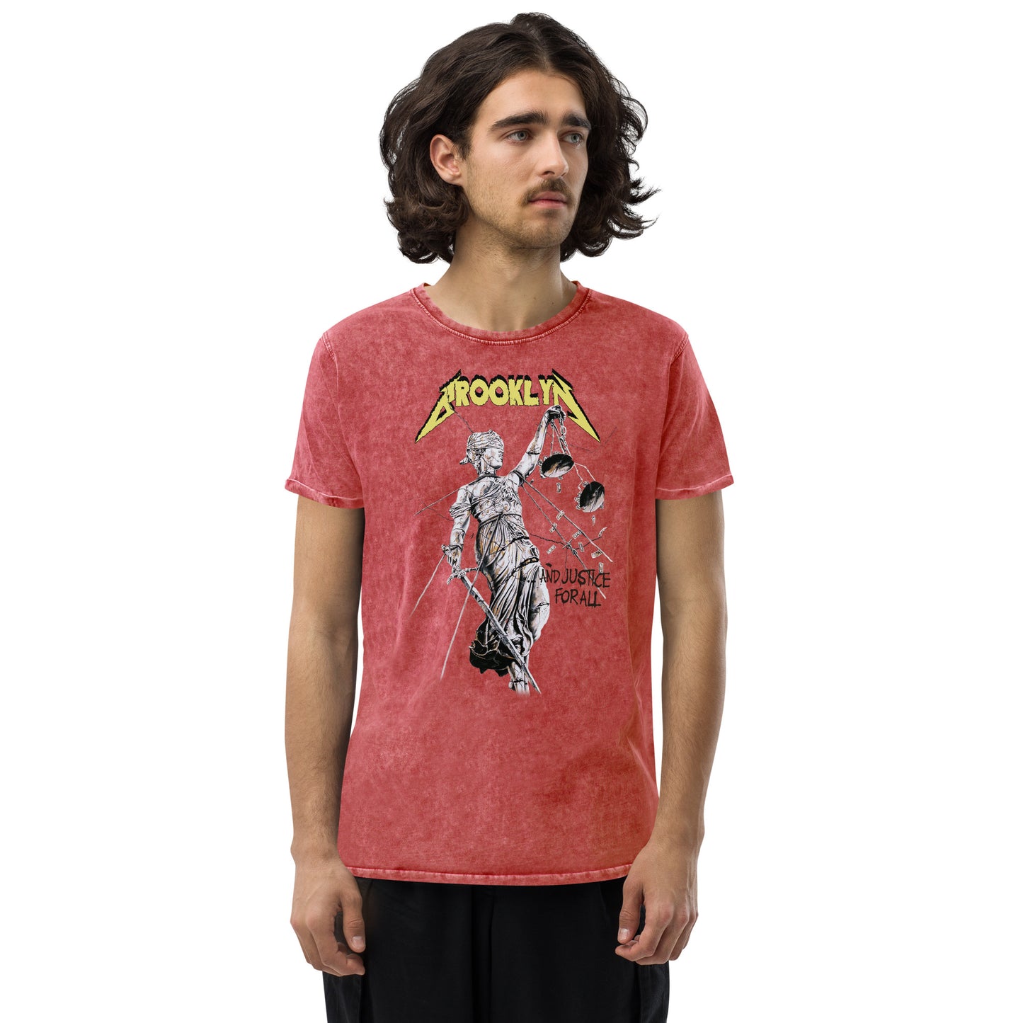 BK ROX - JUSTICE FOR ALL DISTRESSED T SHIRT