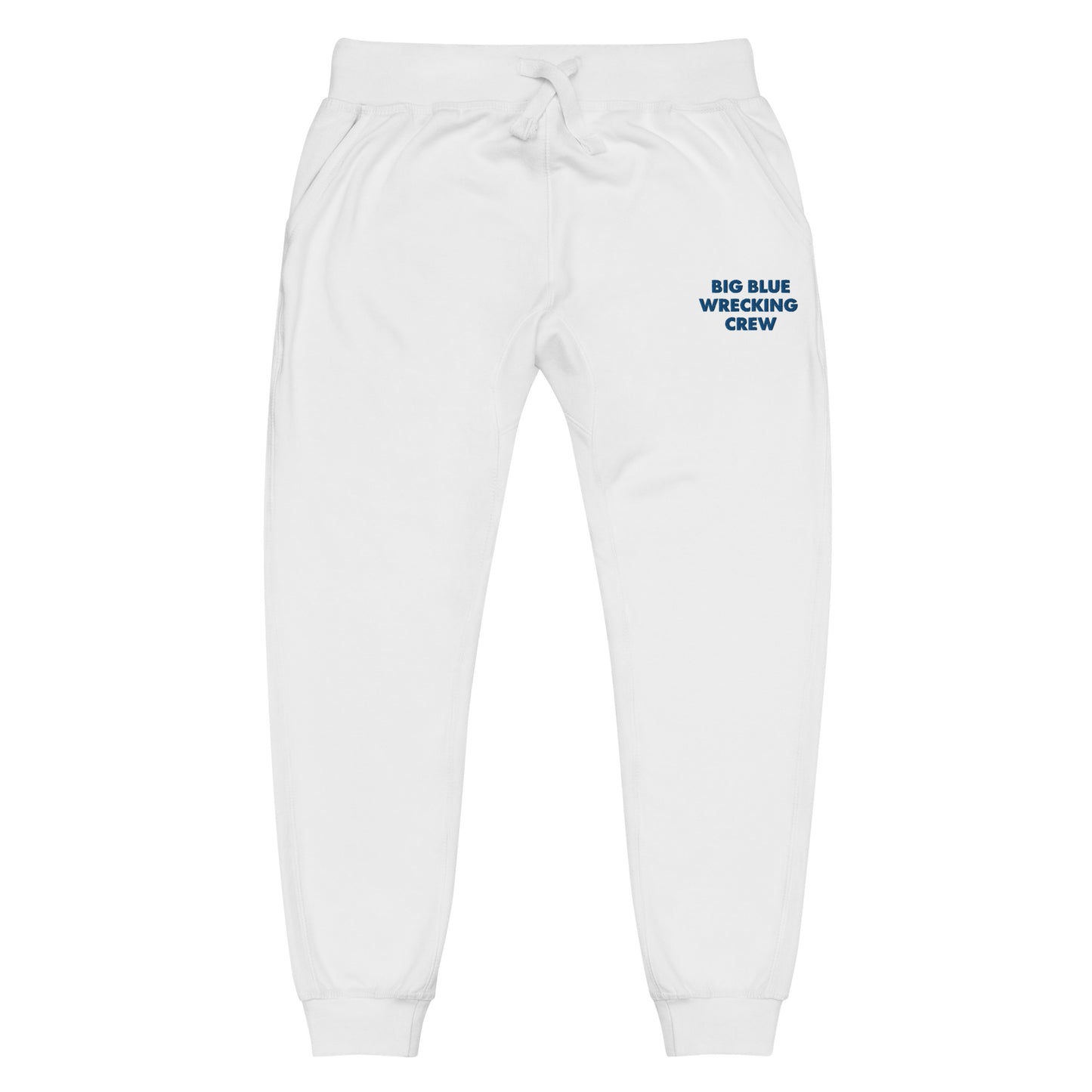 BIG BLUE WRECKING CREW EMBROIDERED UNISEX SWEATPANTS (BLUE)