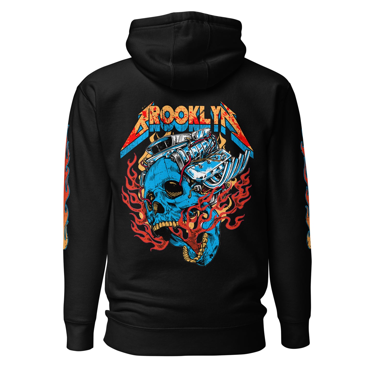 BK ROX - MOTORSKULL UNISEX HOODIE