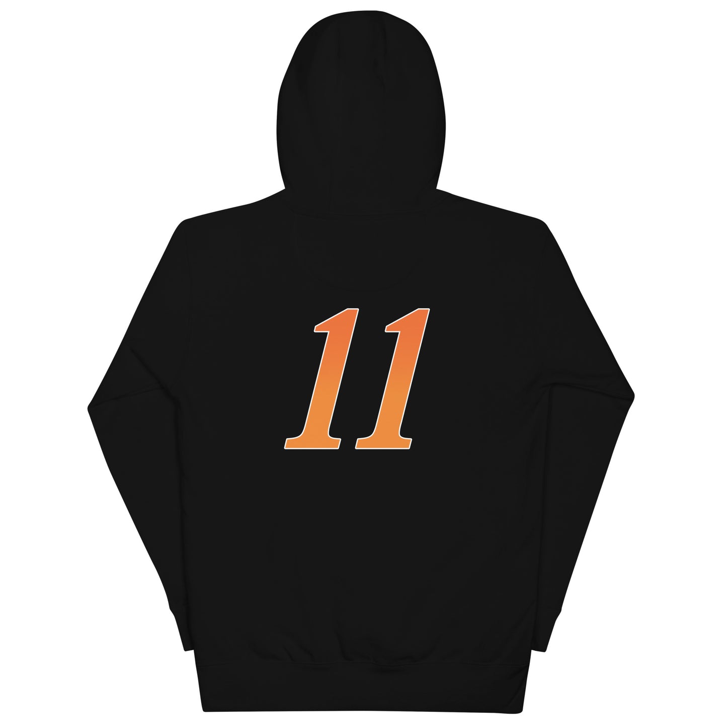 THE CAPTA11N UNISEX HOODIE(BLUE/ORANGE)