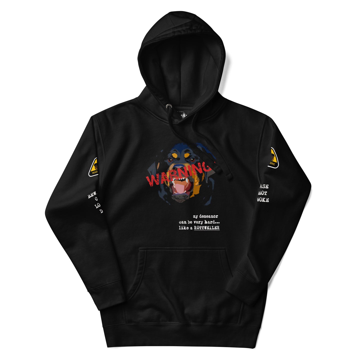 HARD LIKE ROTTWEILER UNISEX HOODIE