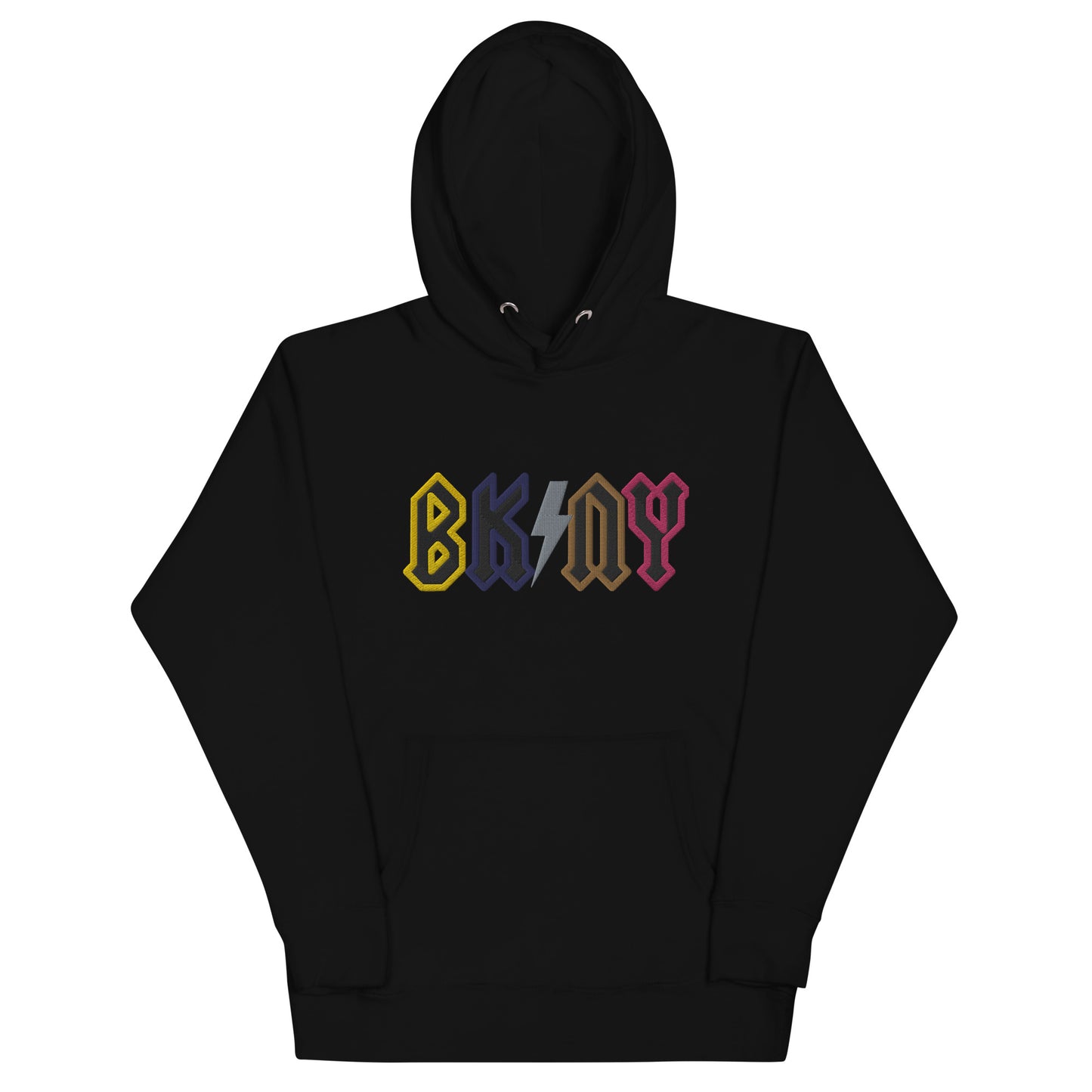 BK ROX - AC/DC STYLE BK/NY (MULTI 2) UNISEX HOODIE