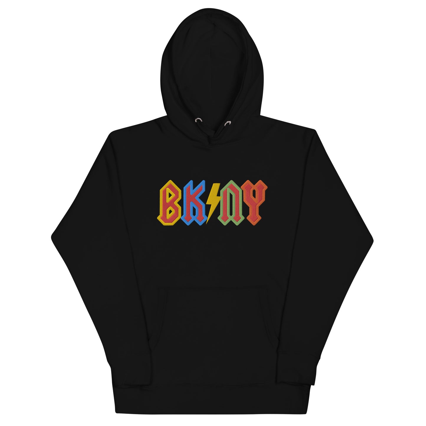 BK ROX - AC/DC STYLE BK/NY (MULTI 2) UNISEX HOODIE