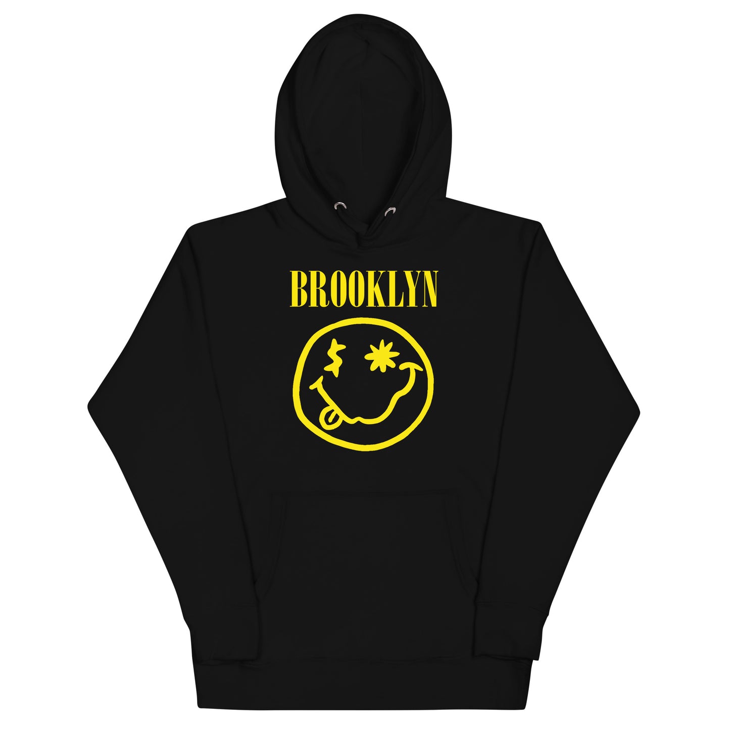 BK ROX - BROOKLYN "SMILEY" FACE UNISEX HOODIE