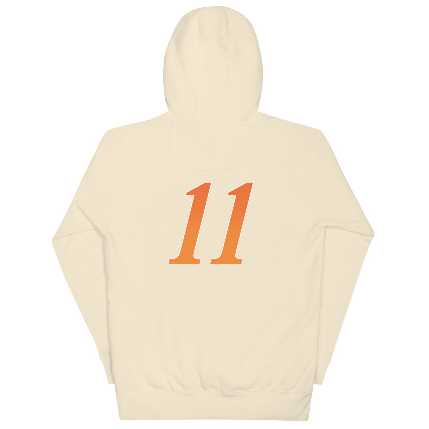 THE CAPTA11N UNISEX HOODIE(BLUE/ORANGE)