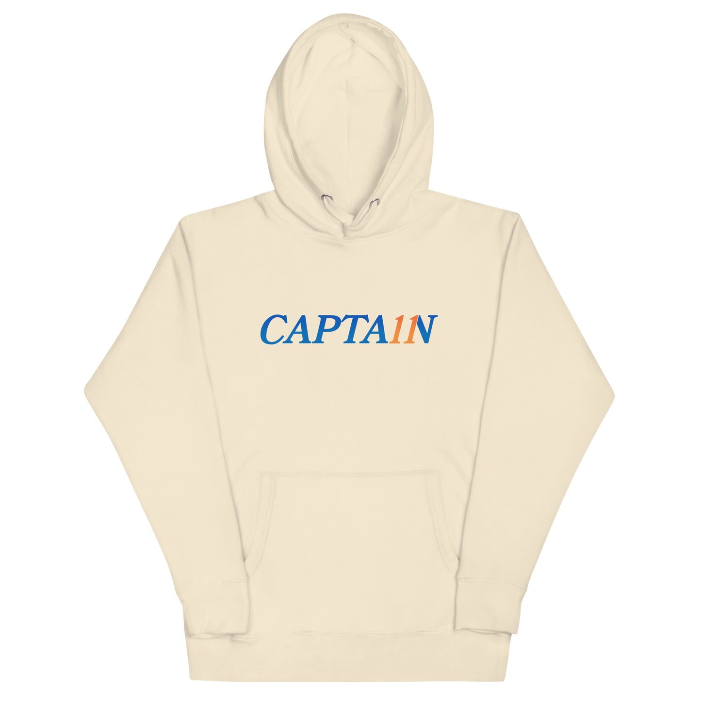 THE CAPTA11N UNISEX HOODIE(BLUE/ORANGE)