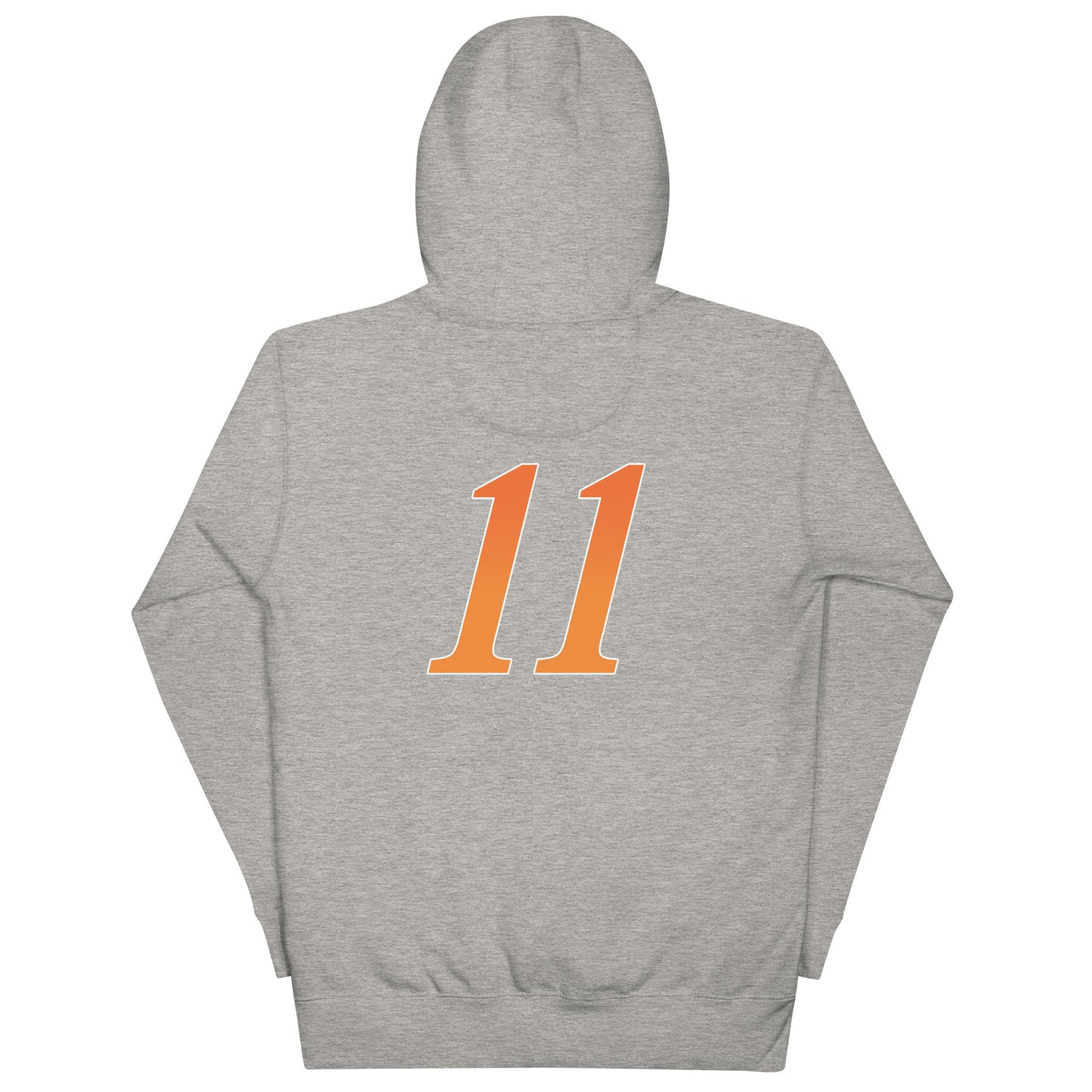 THE CAPTA11N UNISEX HOODIE(BLUE/ORANGE)