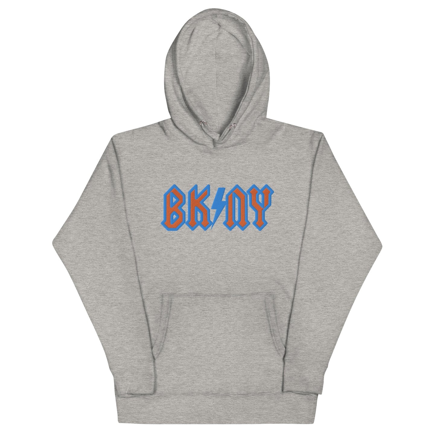 BK ROX - AC/DC STYLE BK/NY (ORANGE/BLUE) UNISEX HOODIE