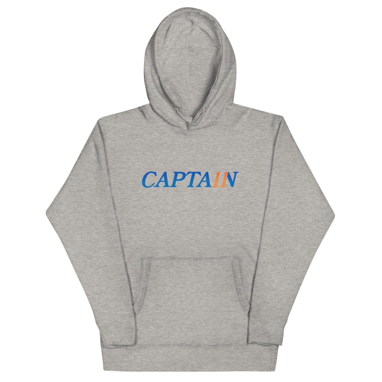 THE CAPTA11N UNISEX HOODIE(BLUE/ORANGE)