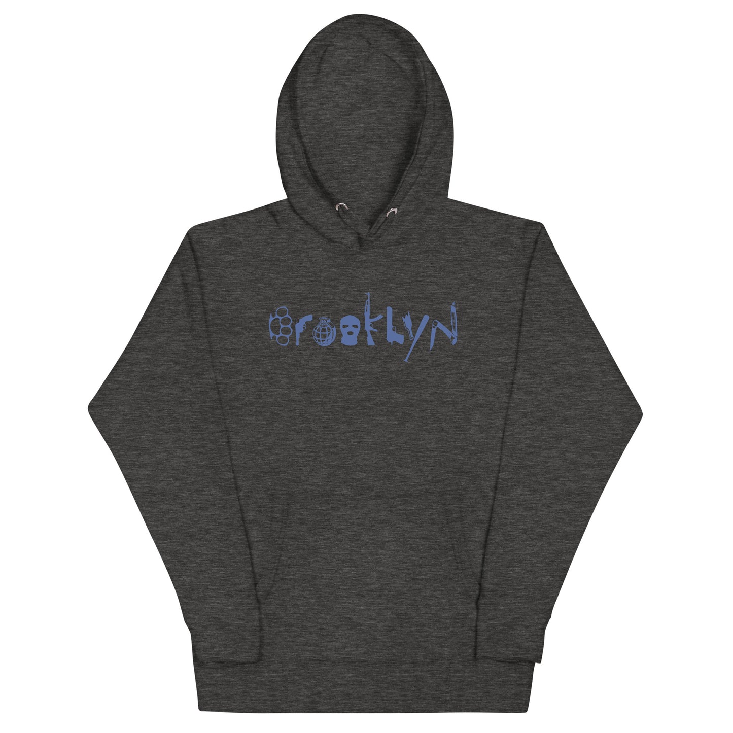 BROOKLYN ANARCHY UNISEX HOODIE (GALACTIC COBALT)