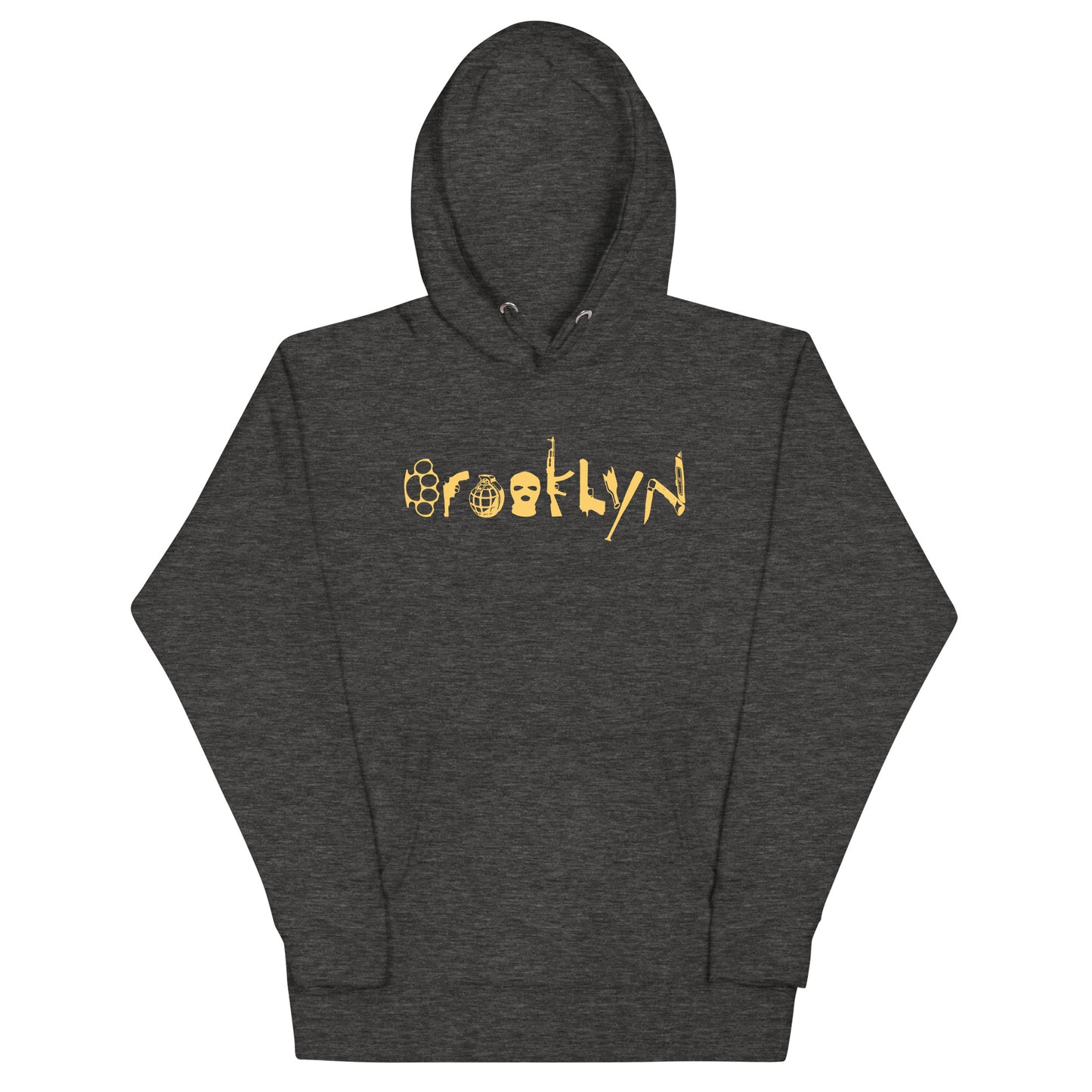 BROOKLYN ANARCHY UNISEX HOODIE (MUSTARD)