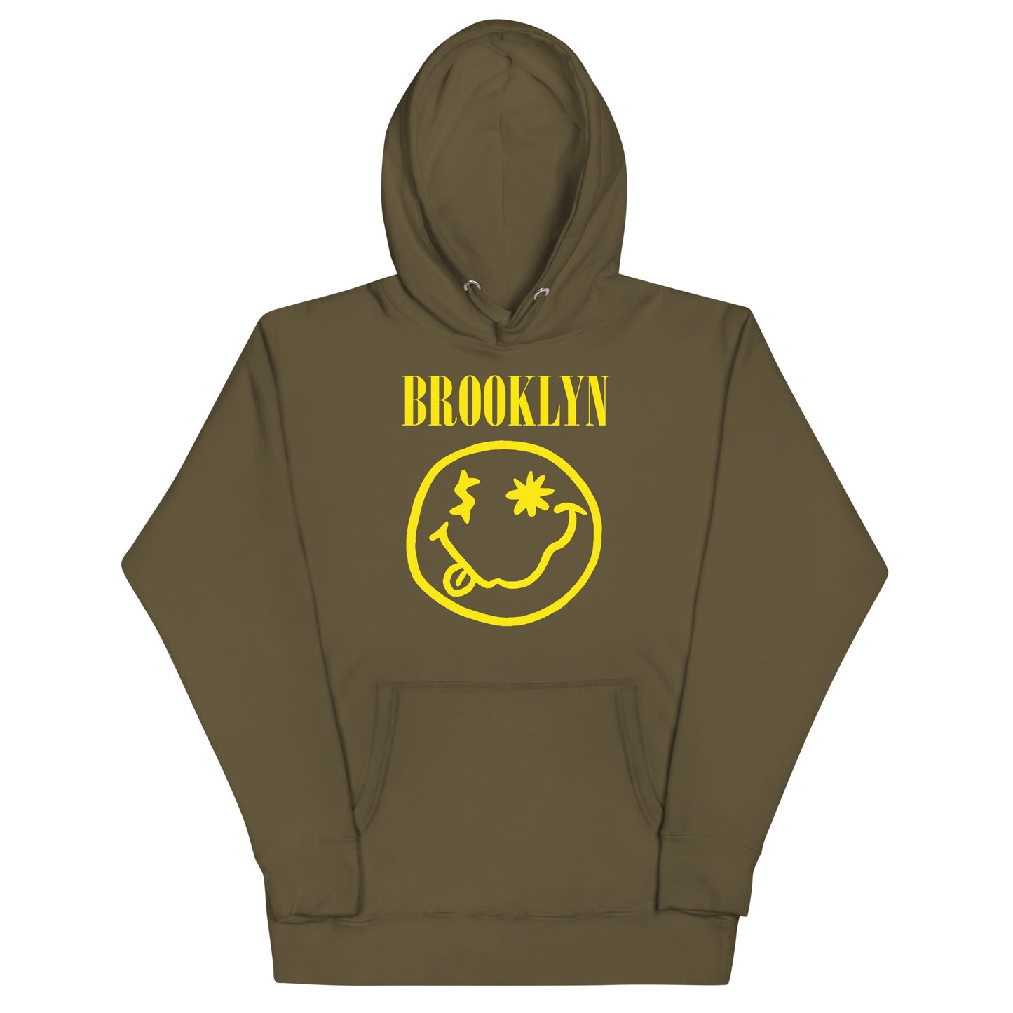 BK ROX - BROOKLYN "SMILEY" FACE UNISEX HOODIE