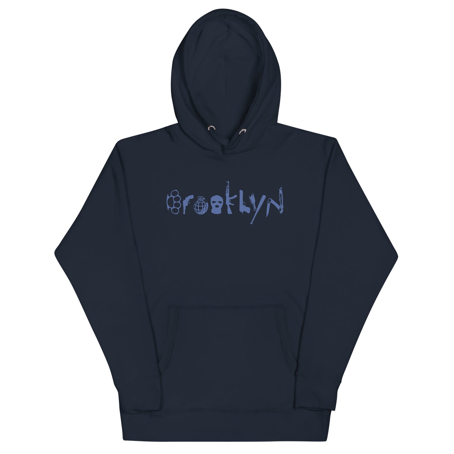 BROOKLYN ANARCHY UNISEX HOODIE (GALACTIC COBALT)