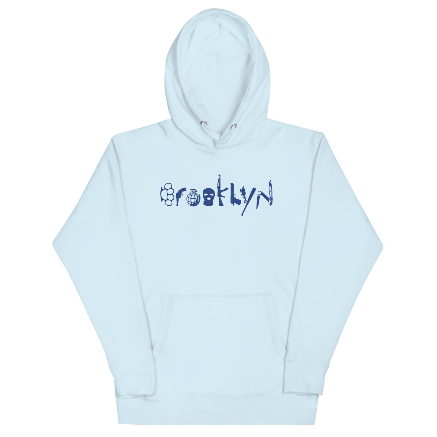 BROOKLYN ANARCHY UNISEX HOODIE (GALACTIC COBALT)